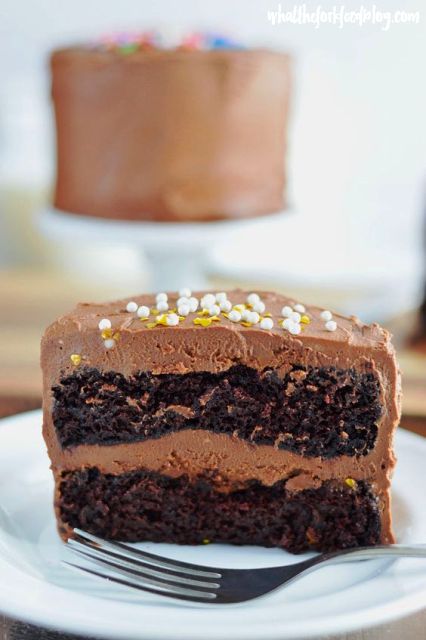 Mini Chocolate Layer Cake. Valentine’s Day Cake Recipes