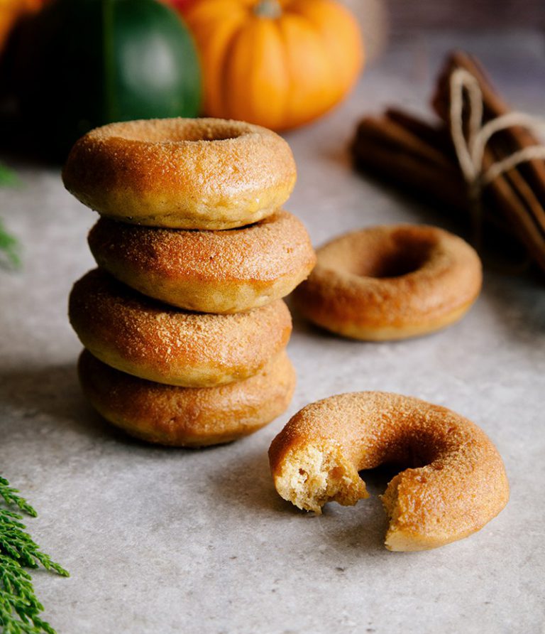 Mini Pumpkin & Cinnamon Sugar Doughnuts