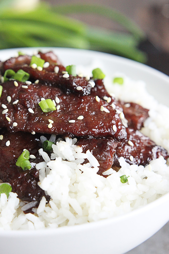 Mongolian Beef via Creme de la Crumb