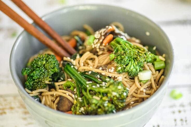 Noodle Bowl – Easy, Vegan, Gluten Free