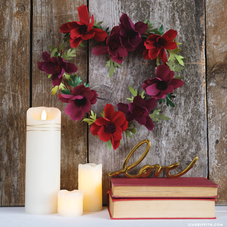 Paper Flower Wreath