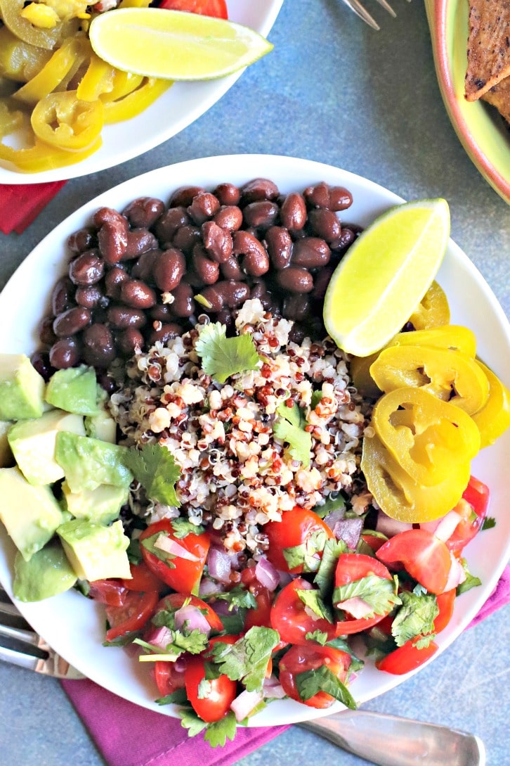 QUINOA BURRITO BOWLS BY VEGGIES SAVE THE DAY