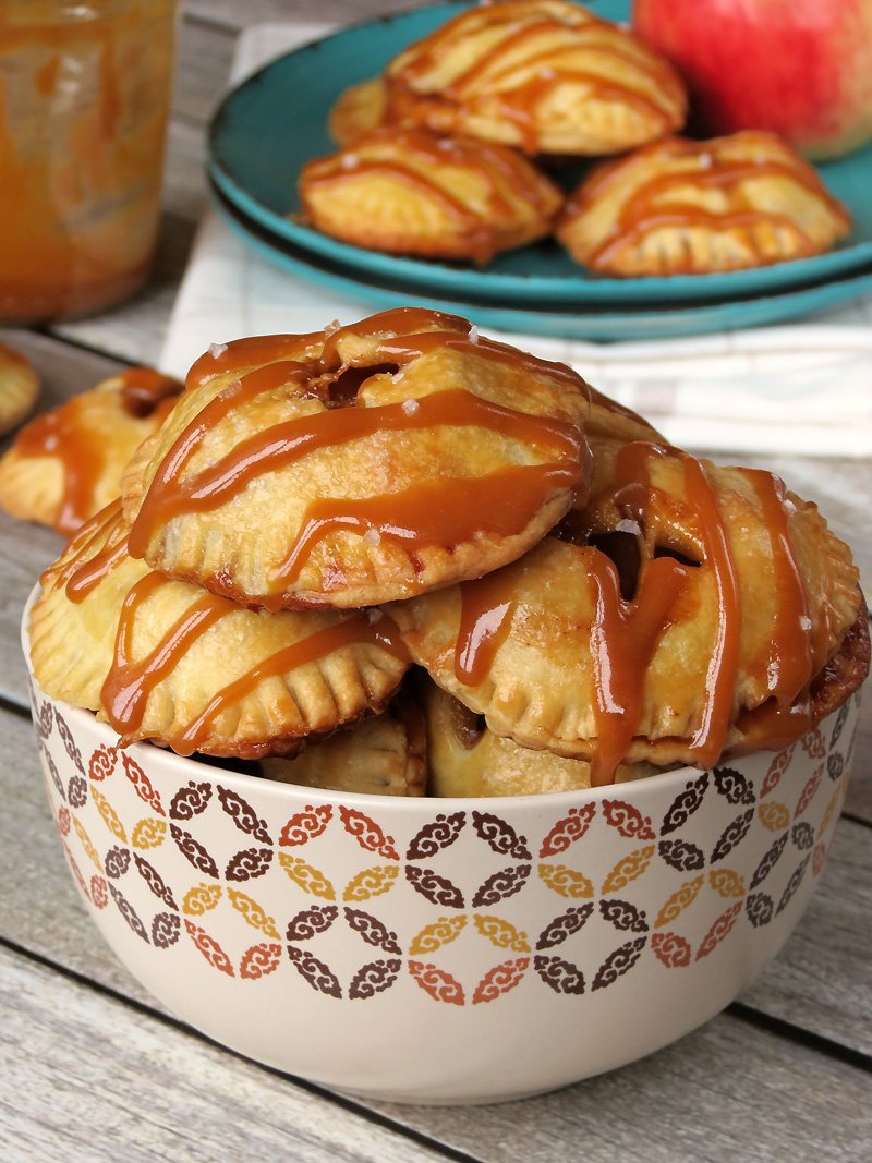 Salted Caramel Apple Pie Cookies by Yummy Addiction