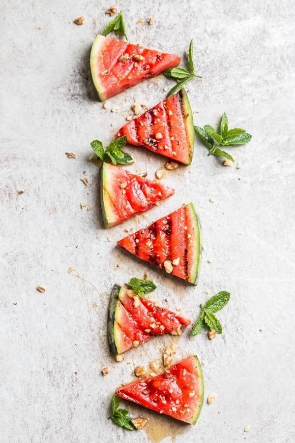 Salted Honey Grilled Watermelon from Savory Nothings
