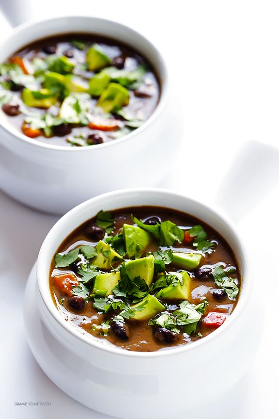 Slow Cooker Black Bean Soup.