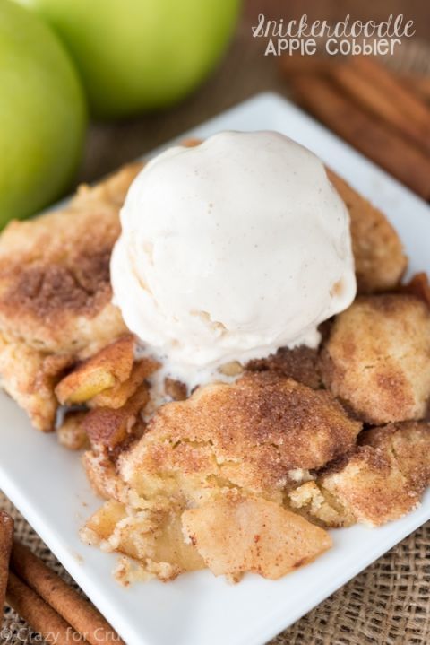 Snickerdoodle Apple Cobbler, Apple Dessert Recipes