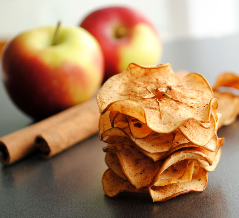 Spiced Apple Chips by Leanne Bakes