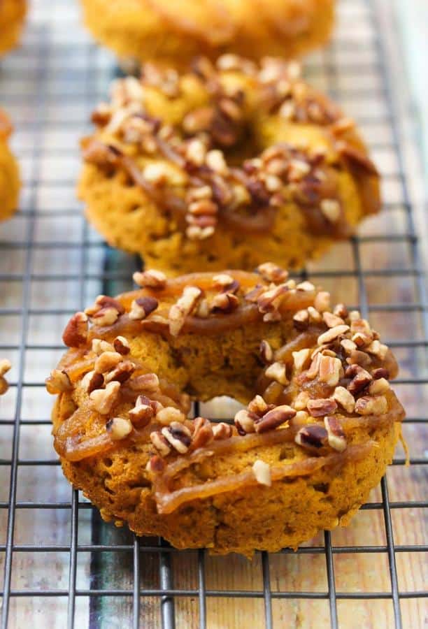 Sweet Potato Pecan Pie Donuts.