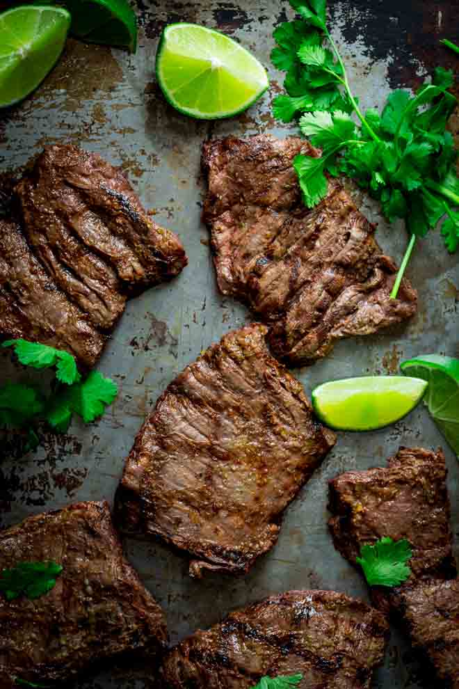 Thai Coconut Lime Grilled Skirt Steak from Healthy Seasonal Recipes