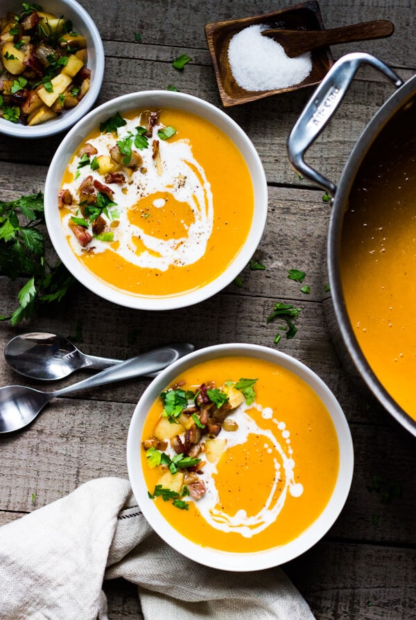 The Best Creamy Butternut Squash Soup from Pass Me Some Tasty