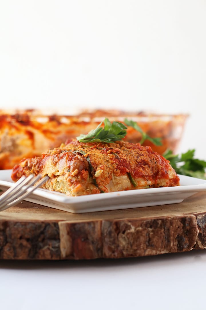 VEGAN ZUCCHINI NOODLE LASAGNA BY MY DARLING VEGAN