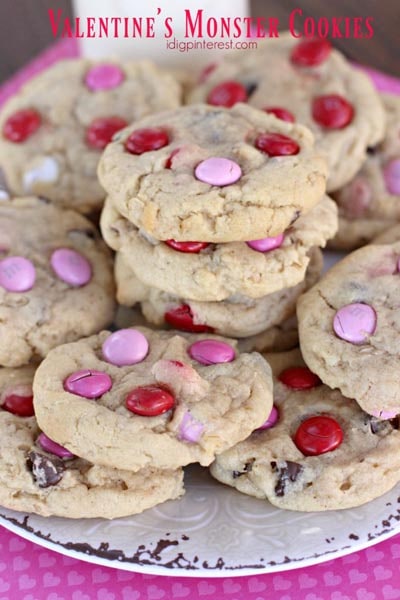 Valentine’s Monster Cookies.