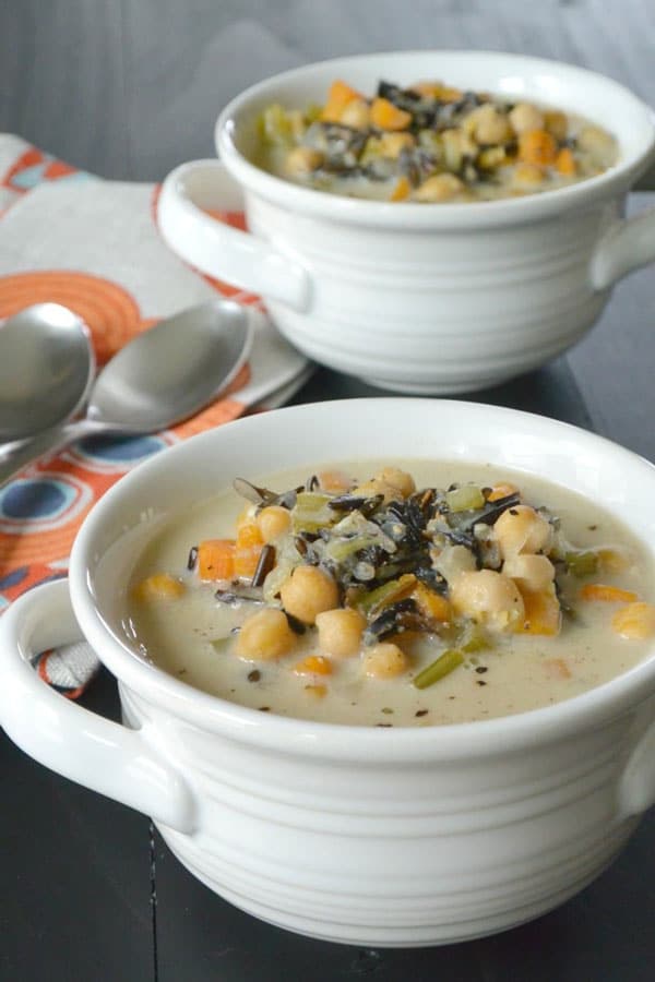 Vegan Wild Rice Soup In The Instant Pot from Veggies Save The Day, Healthy Soup Recipes