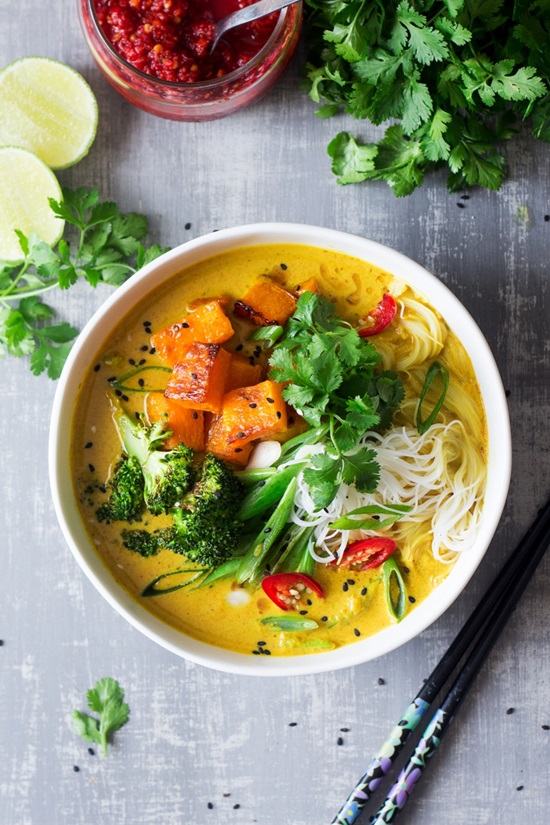 Vegan khao Soi Soup.
