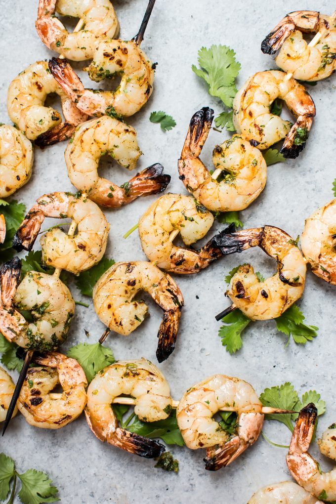 grilled tequila lime shrimp from salt & lavender