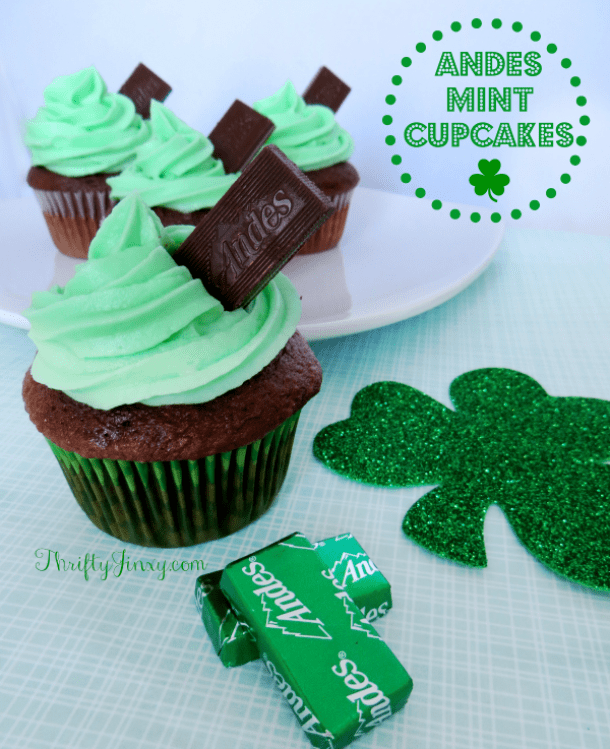 ANDES MINT CUPCAKES