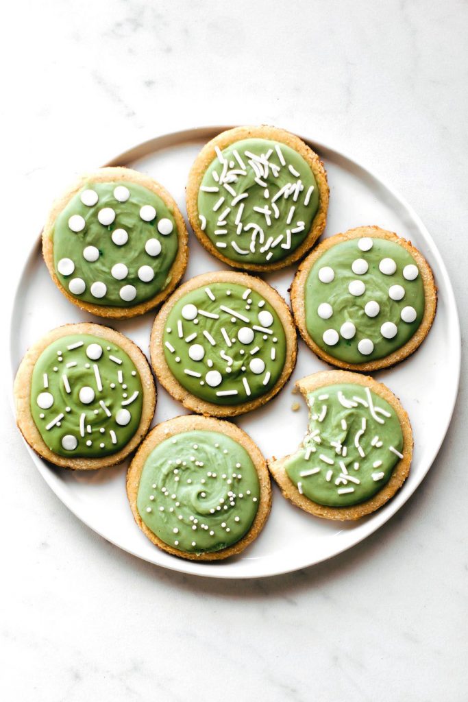 Almond Flour Sugar Cookies.