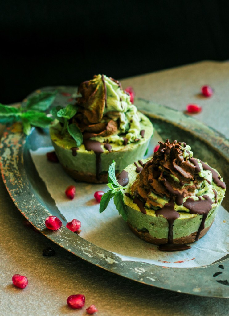 Chocolate Mint Ice-Cream Cake Treats.