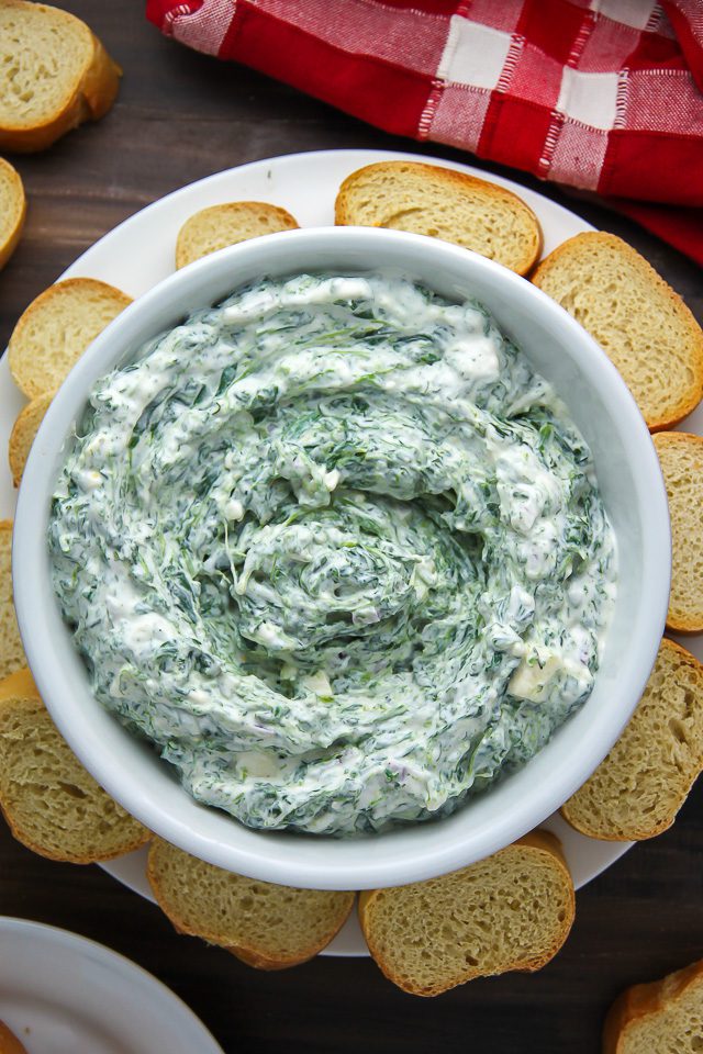 GREEK YOGURT SPINACH DIP