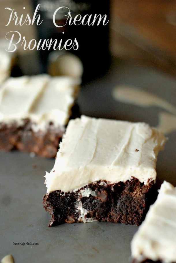 IRISH CREAM BROWNIES