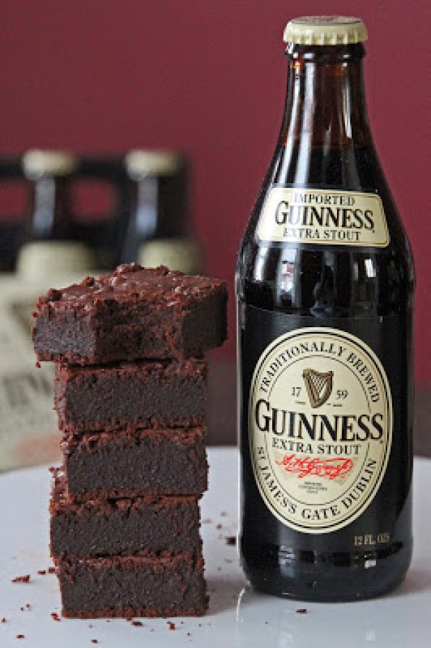 IRISH GUINNESS STOUT BROWNIES