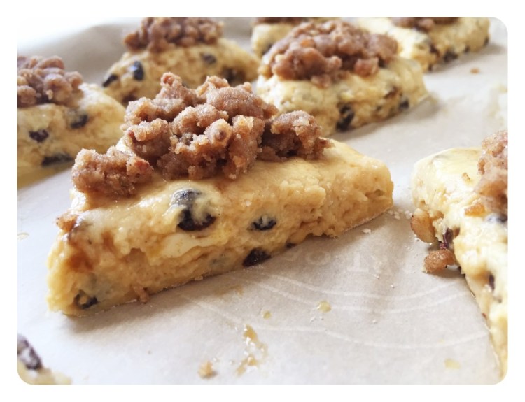 Irish Coffee Cake Scones