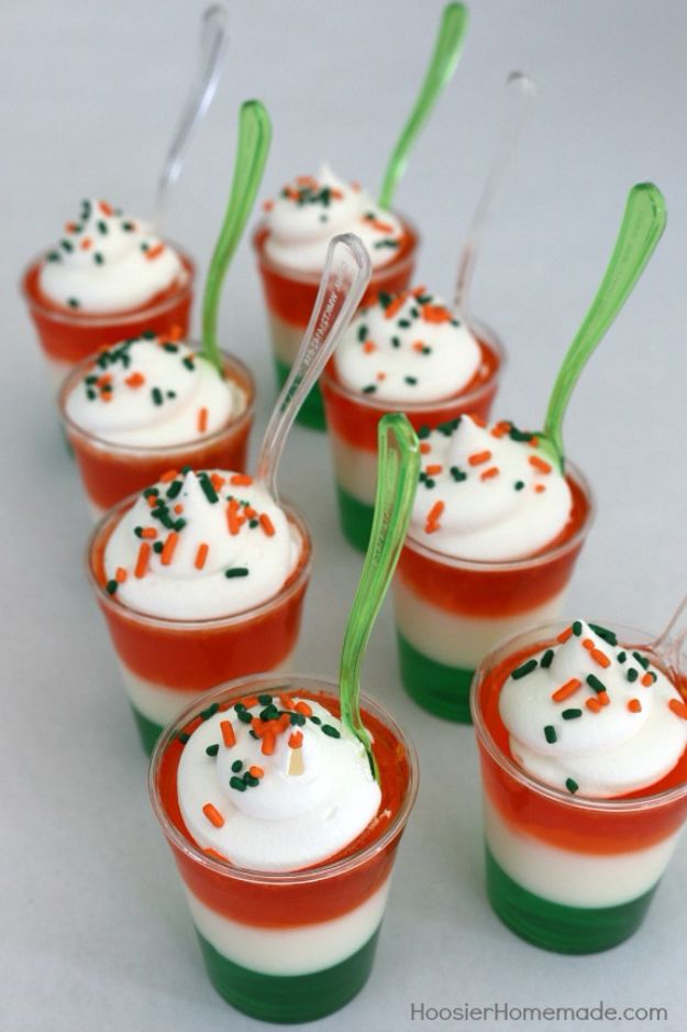 Irish Jello Shots.