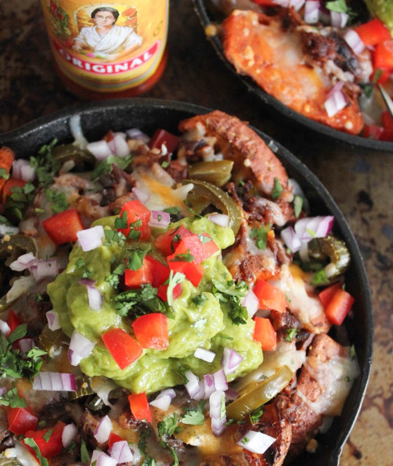 LOADED SWEET POTATO IRISH NACHOS