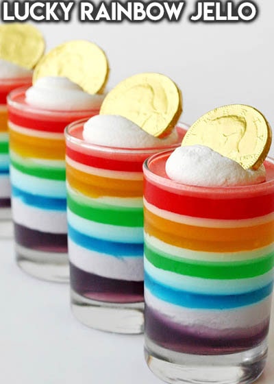 Lucky Rainbow Jello.