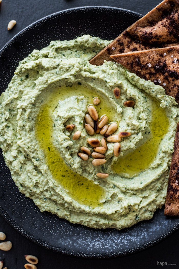 SUPER GREEN GODDESS HUMMUS