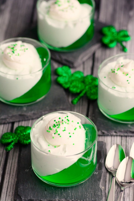 Saint Patrick’s Day Jello Parfait By Life Love Liz