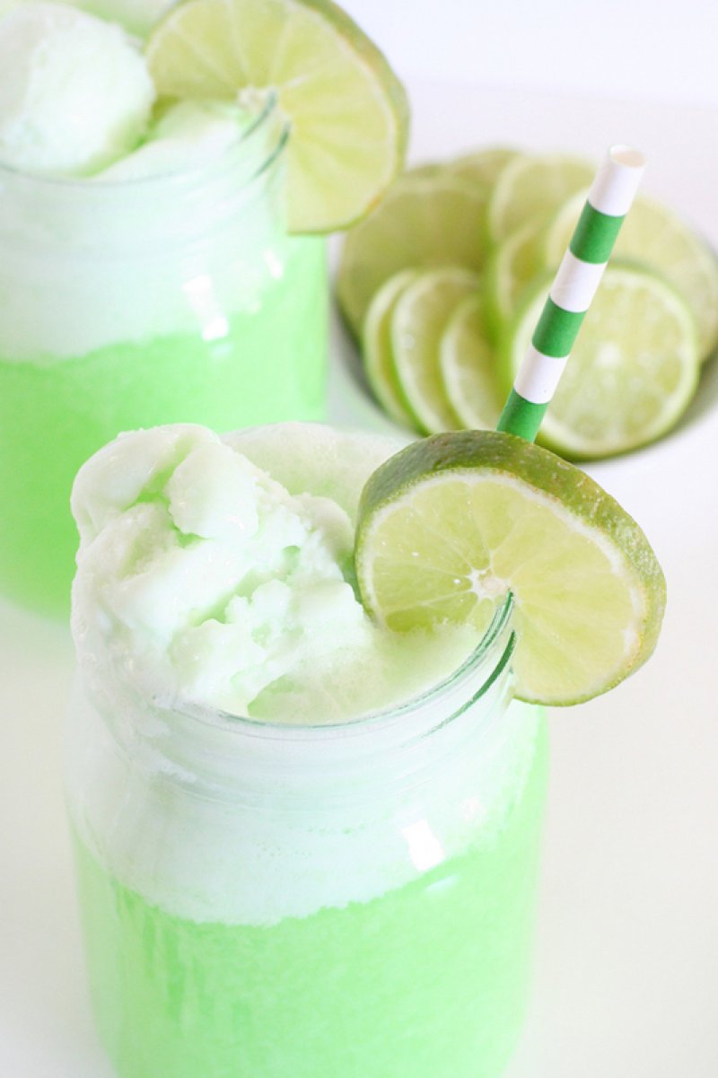 Shamrock Lime Sherbet Punch