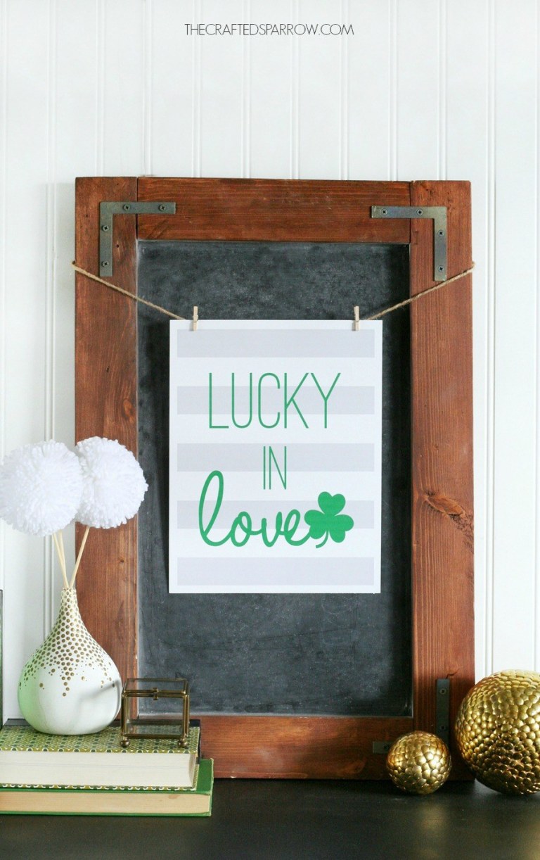 Lucky In Love Printable.