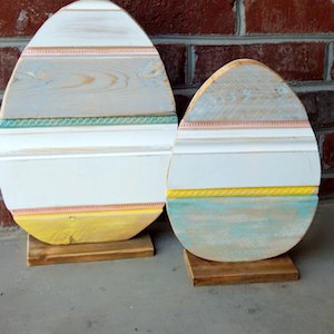 Reclaimed Wood Easter Eggs from My Recipe Confessions