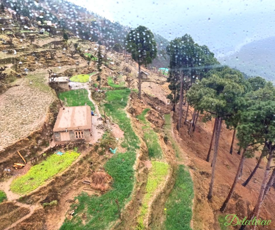 Beautiful View inside the Cable Car