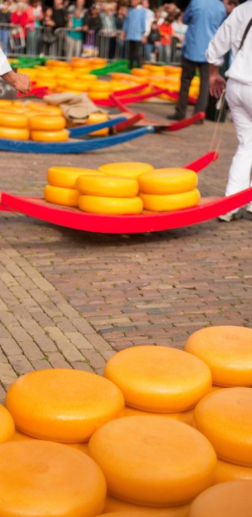 traditional cheese market