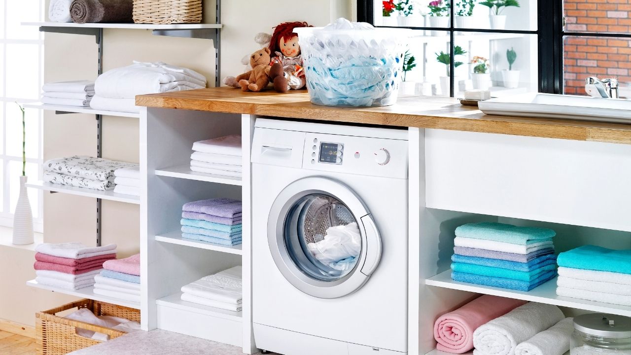 Feminine Laundry Room