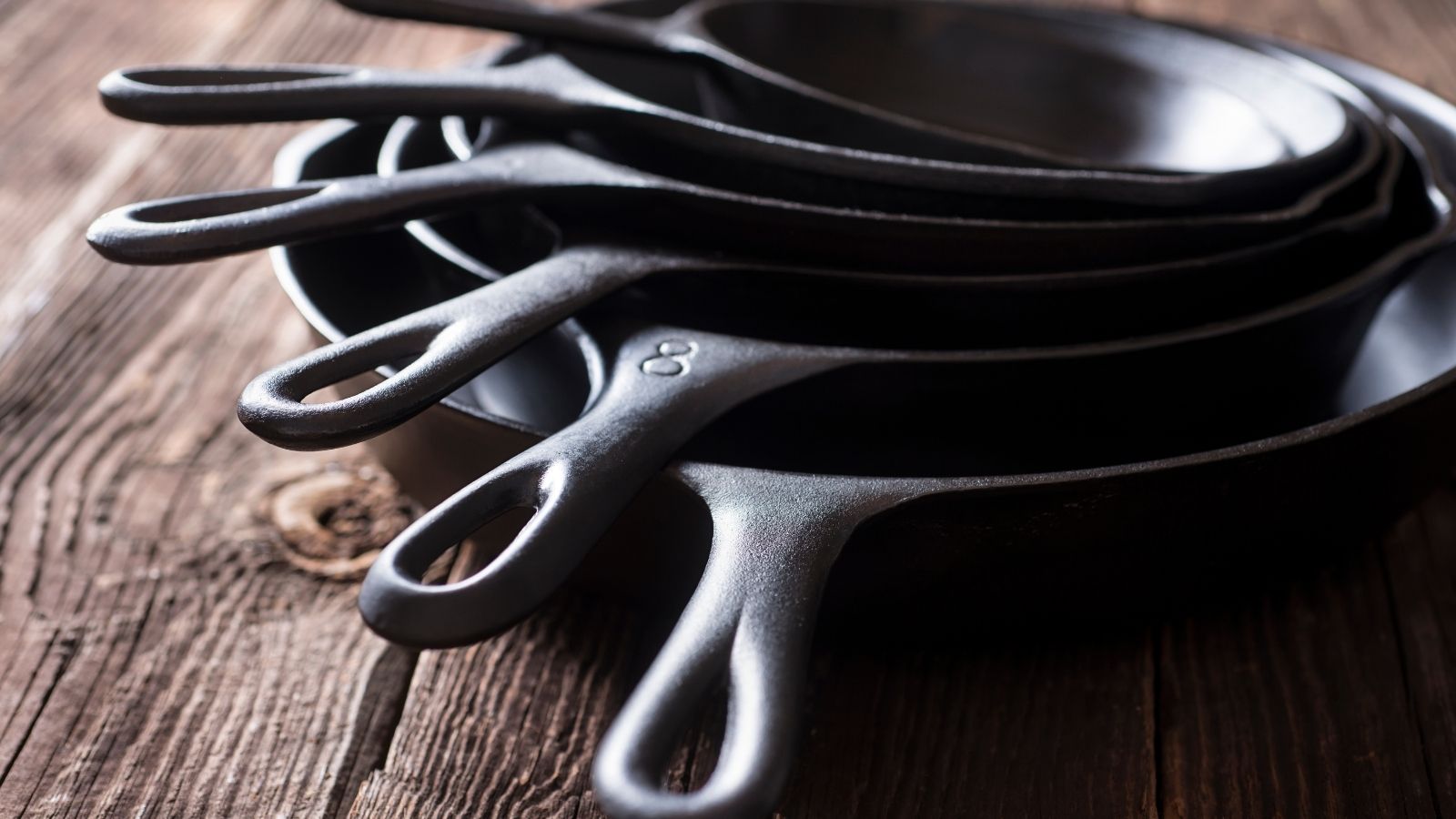 Nonstick and Cast-Iron Skillet