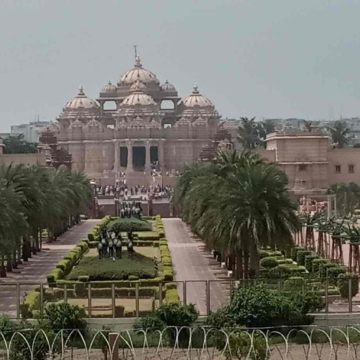 Akshardham temple in Delhi