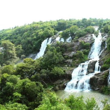 Shivanasamudra falls in Karnataka