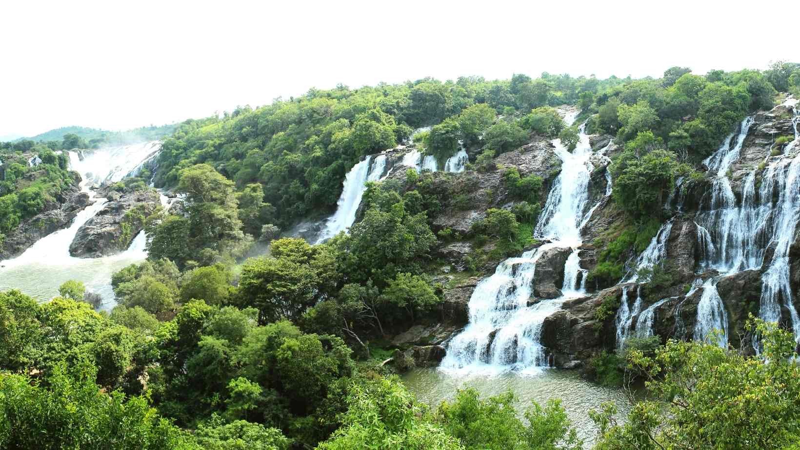 Shivanasamudra falls in Karnataka