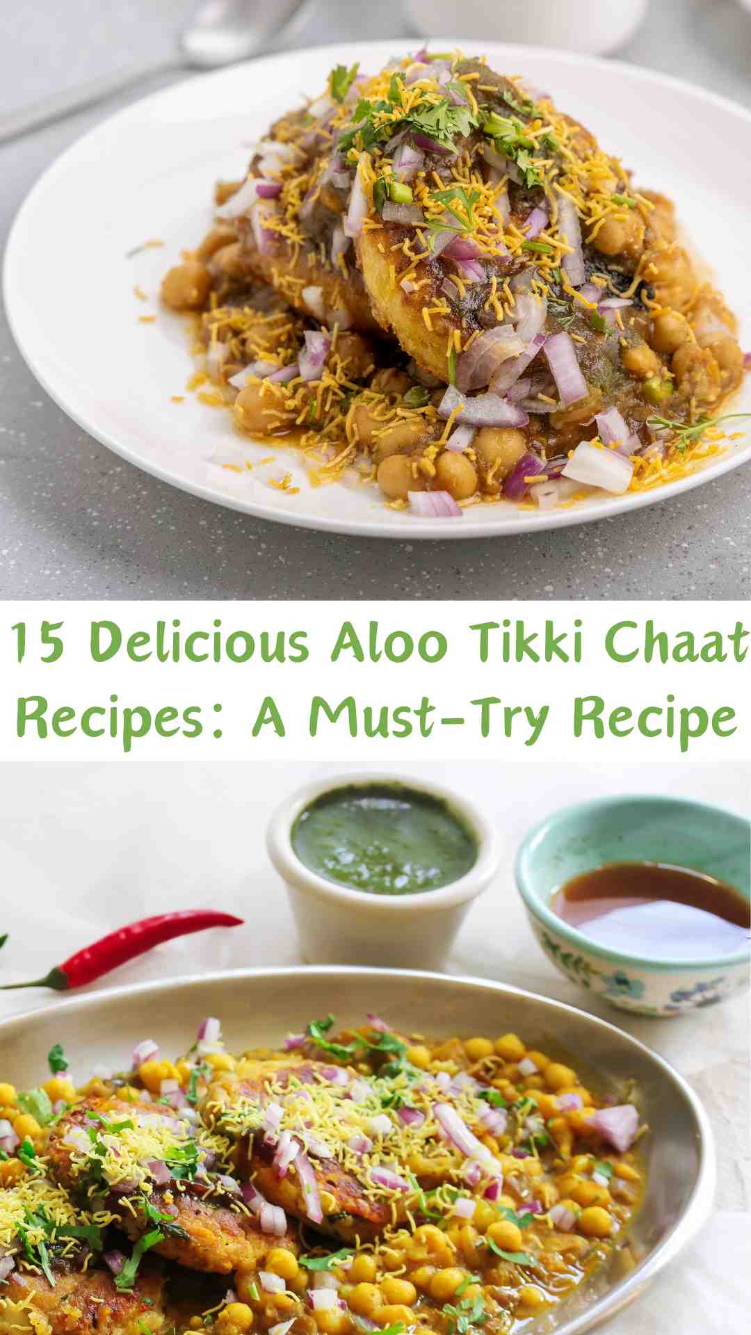 Aloo Tikki Chaat Recipes