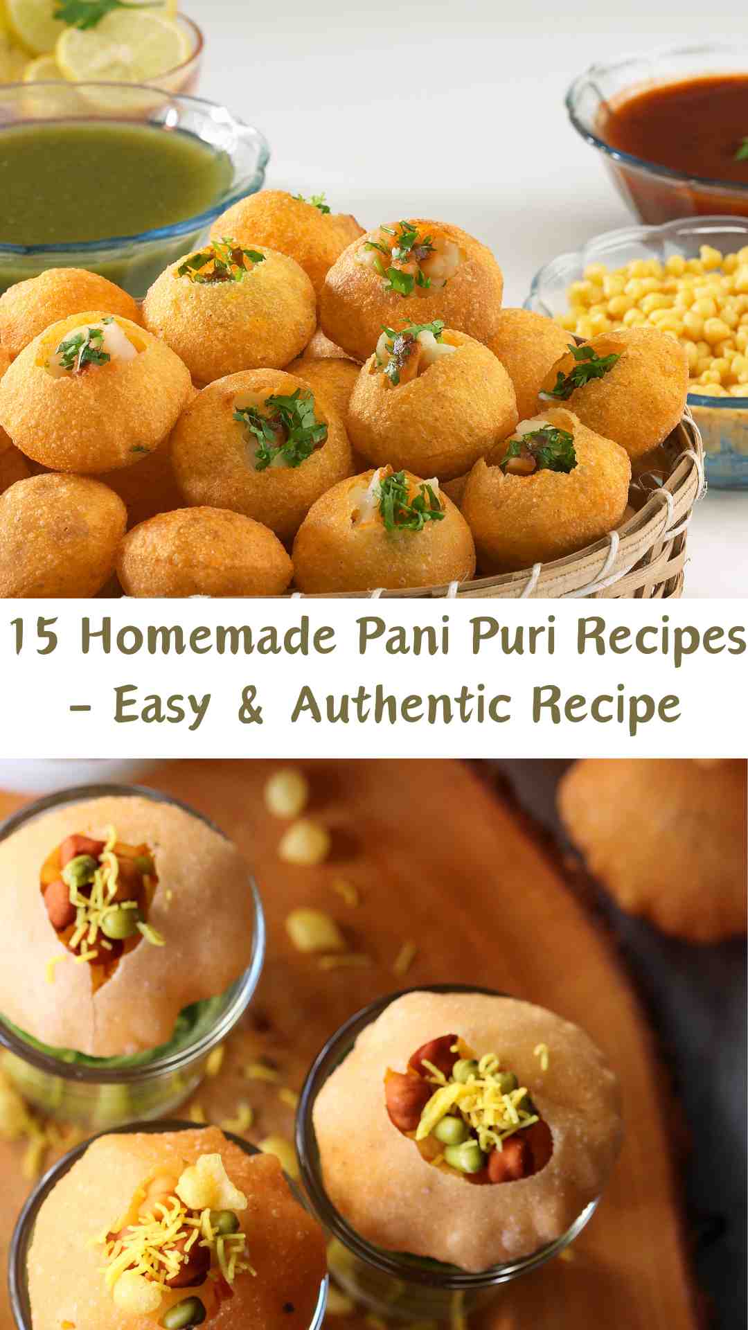 Pani Puri Recipes