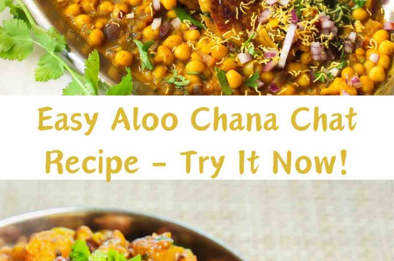 Easy Aloo Chana Chat Recipe - Try It Now!