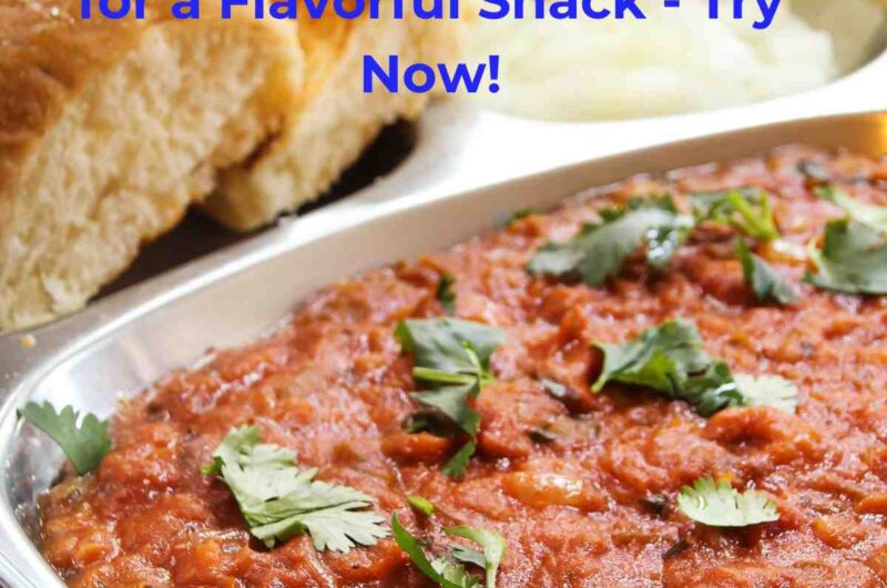 Masala Pav Recipe for a Flavorful Snack - Try Now!
