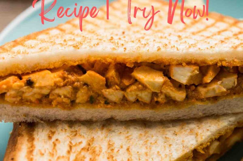 Delicious and Easy Paneer Tikka Sandwich Recipe | Try Now!